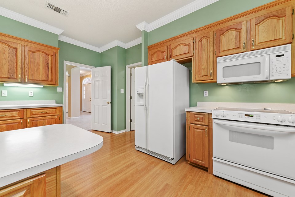spacious kitchen
