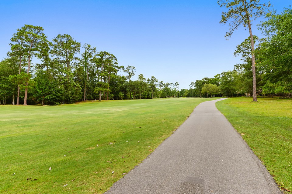 golf course and path beautiful scenic path!